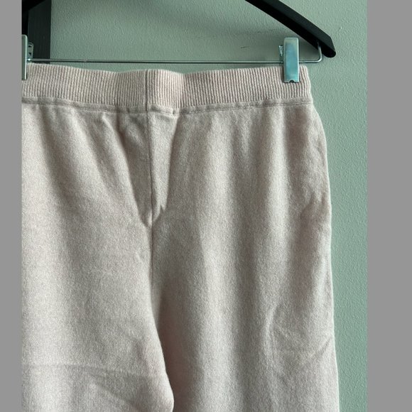 White + Warren 100% cashmere powder pink joggers - Picture 9 of 10